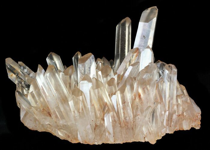 Tangerine Quartz Crystal Cluster - Madagascar #58823